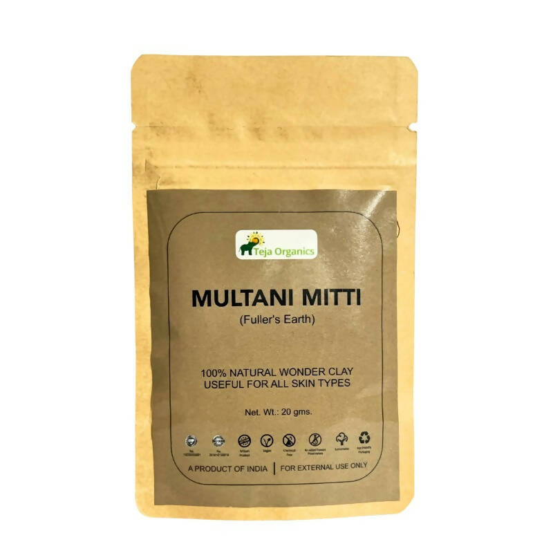 Teja Organics Multani Mitti Face Pack Powder | Grocsy