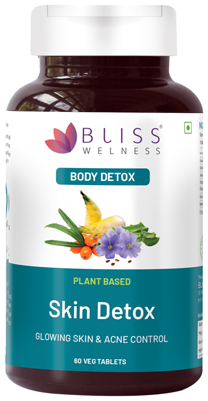 Bliss Welness Body Skin Detox Veg Tablet | Grocsy