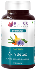 Bliss Welness Body Skin Detox Veg Tablet | Grocsy