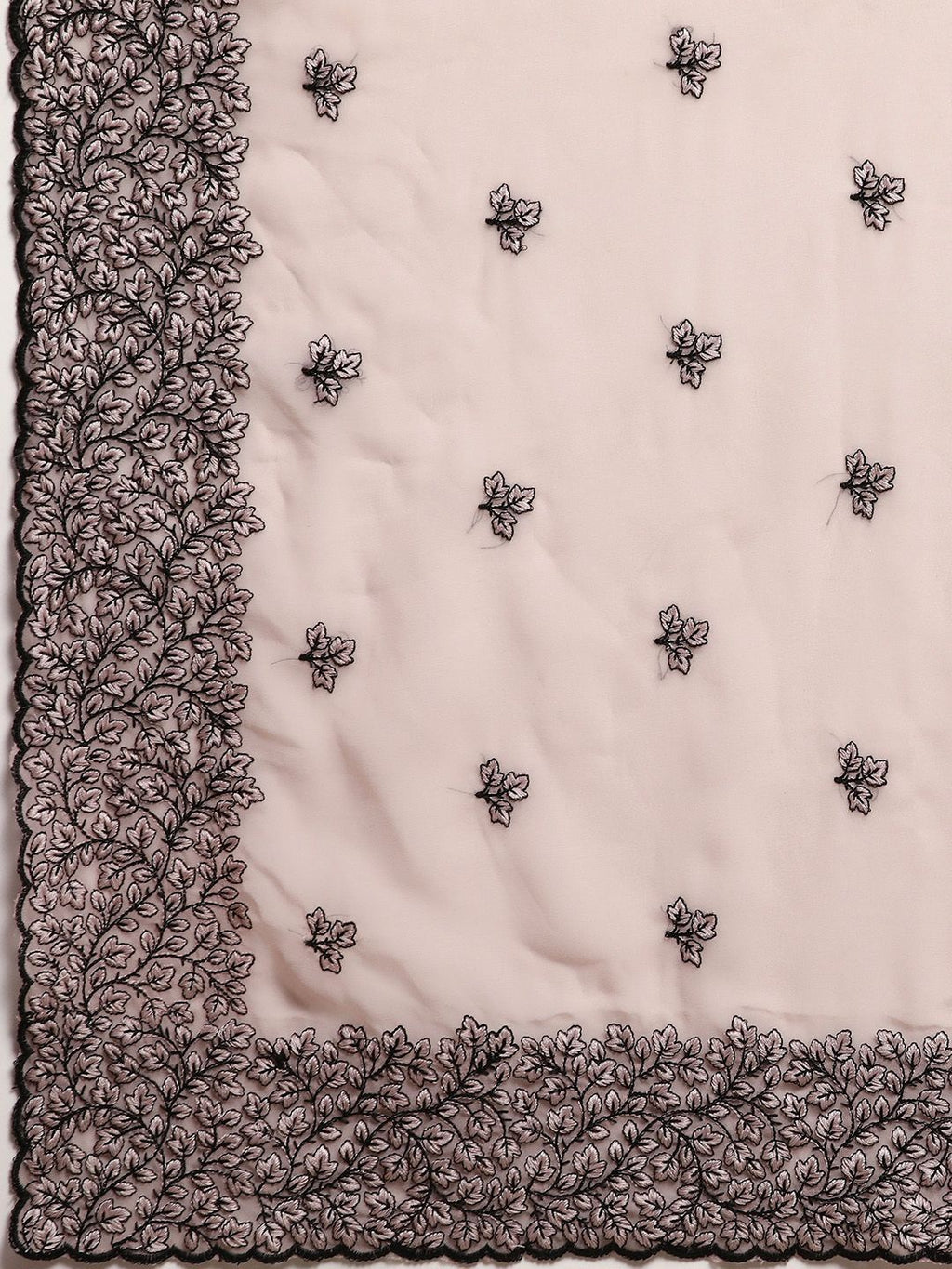 kasee Floral Pure Chiffon Saree | Grocsy