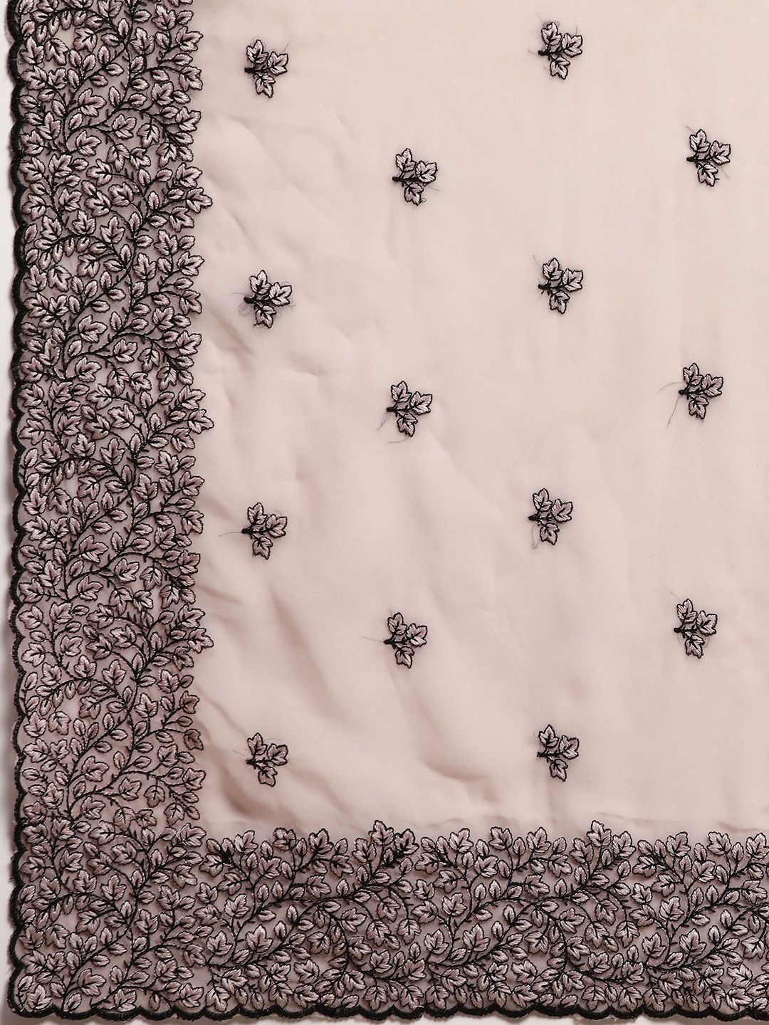 kasee Floral Pure Chiffon Saree | Grocsy