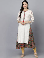 HERE&NOW Women Ethnic Motifs Printed Kurta | Grocsy