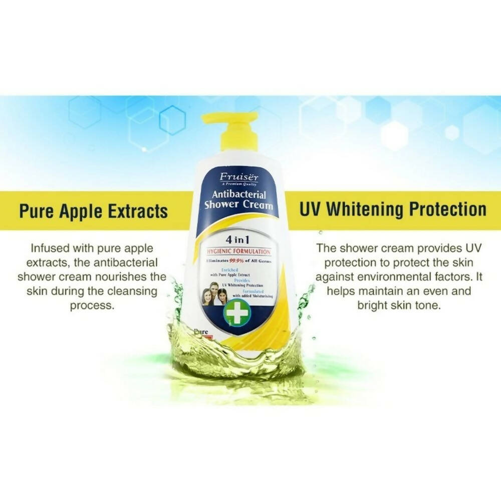 Fruiser Anti Bacterial Shower Cream With Fresh Apple | Grocsy