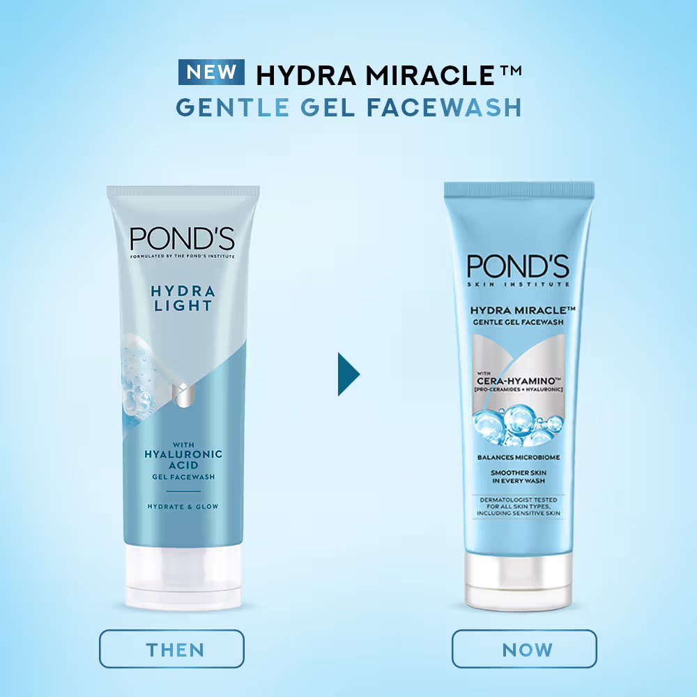 Ponds Hydra Light Hyaluronic Acid Hydrating Gel Face Wash | Grocsy
