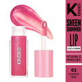 KINDED Sheen Shimmer Lip Gloss - 02 Cosmos Pink | Grocsy