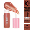 KINDED Sheen Shimmer Lip Gloss - 03 Calendula Rust | Grocsy