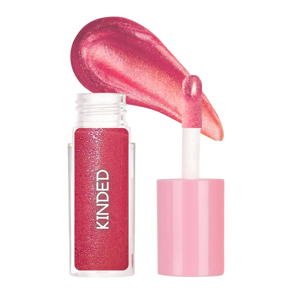 KINDED Sheen Shimmer Lip Gloss - 07 Orchid Beetroot | Grocsy