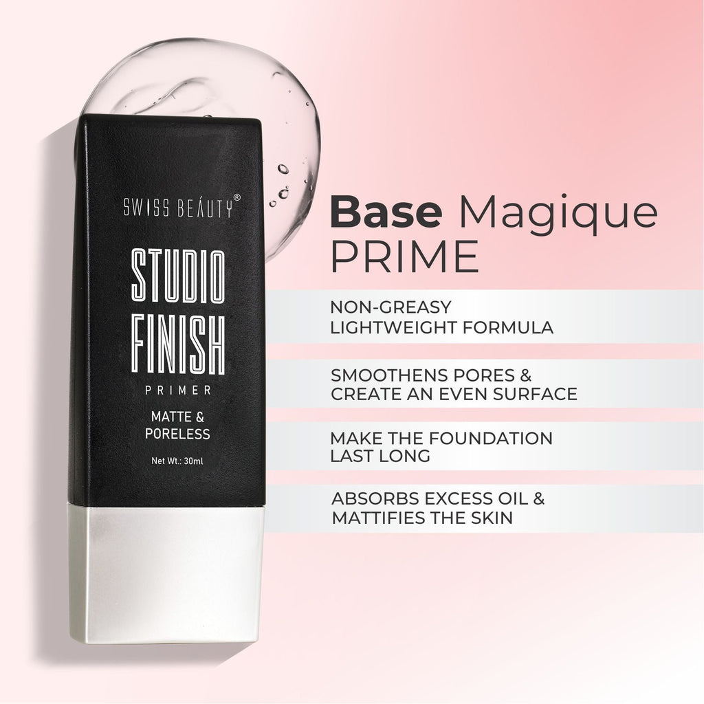 Swiss Beauty Studio Finish Primer Matte & Poreless | Grocsy