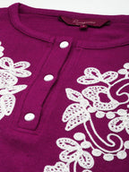Sangria Paisley Embroidered Thread Work Kurta with Trouser | Grocsy