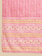 Sangria Floral Printed Pure-Cotton Straight Kurta With Trouser & Dupatta | Grocsy