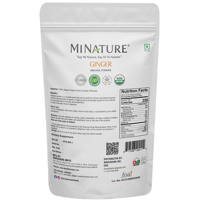 Minature Ginger Organic Powder | Grocsy