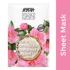 Nykaa Skin Secrets Exotic Indulgence Rice + Camellia Sheet Mask For Nourished & Radiant Skin | Grocsy
