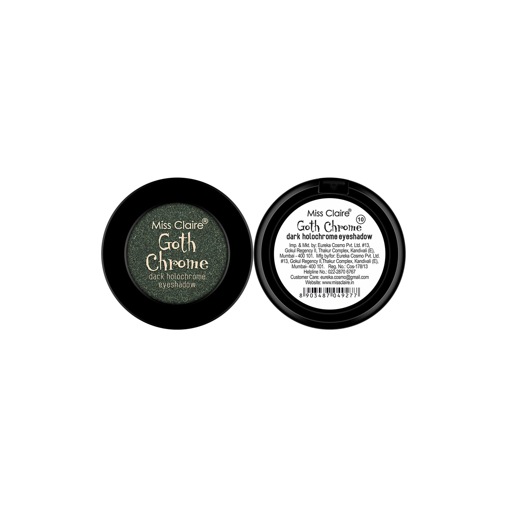 Miss Claire Goth Chrome Eyeshadow - 10 | Grocsy