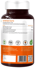 Bliss Welness Sugar Management Fenugreek White Kidney Bean Extract Veg Capsule | Grocsy