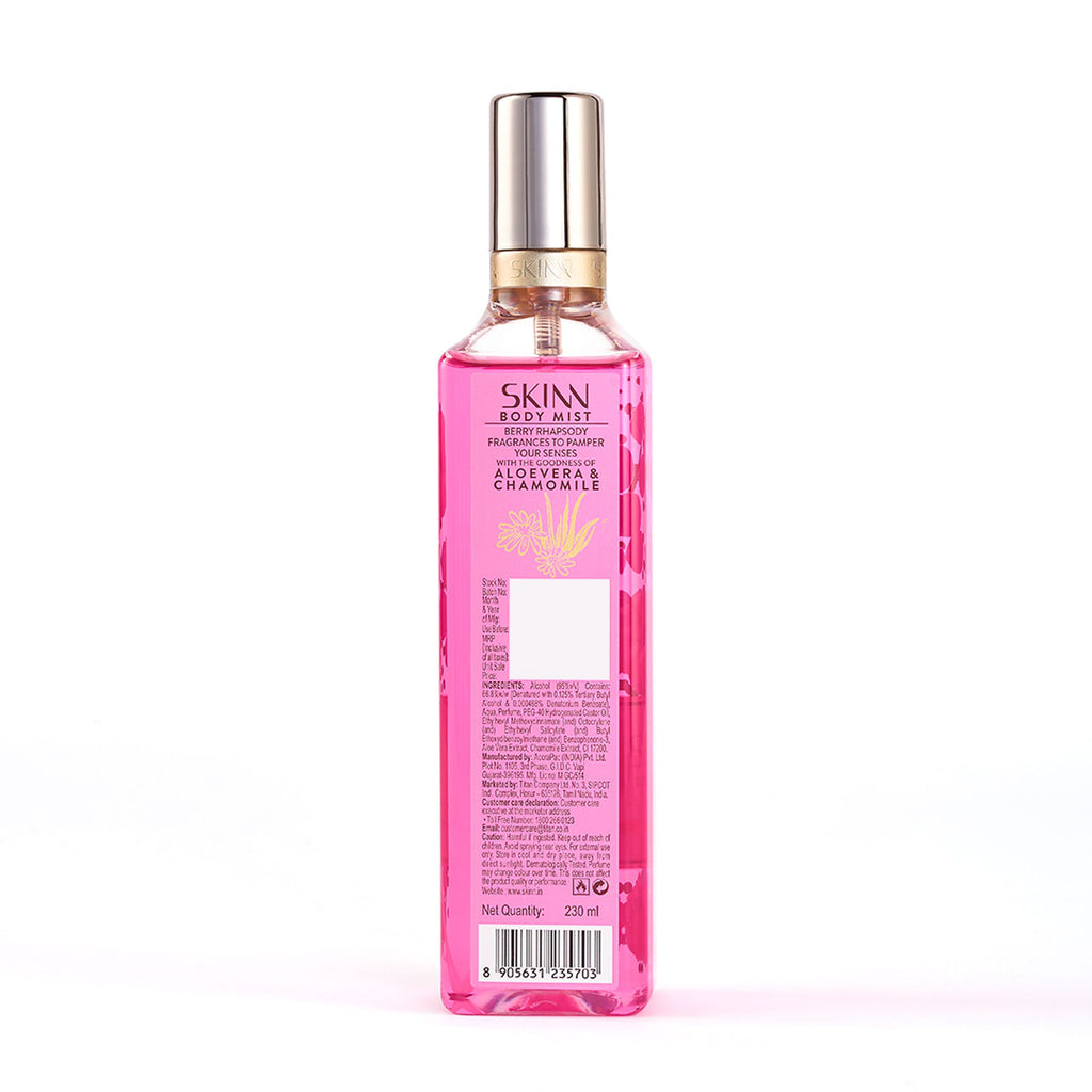Skinn By Titan Berry Rhapsody Body Mist For Her | Grocsy