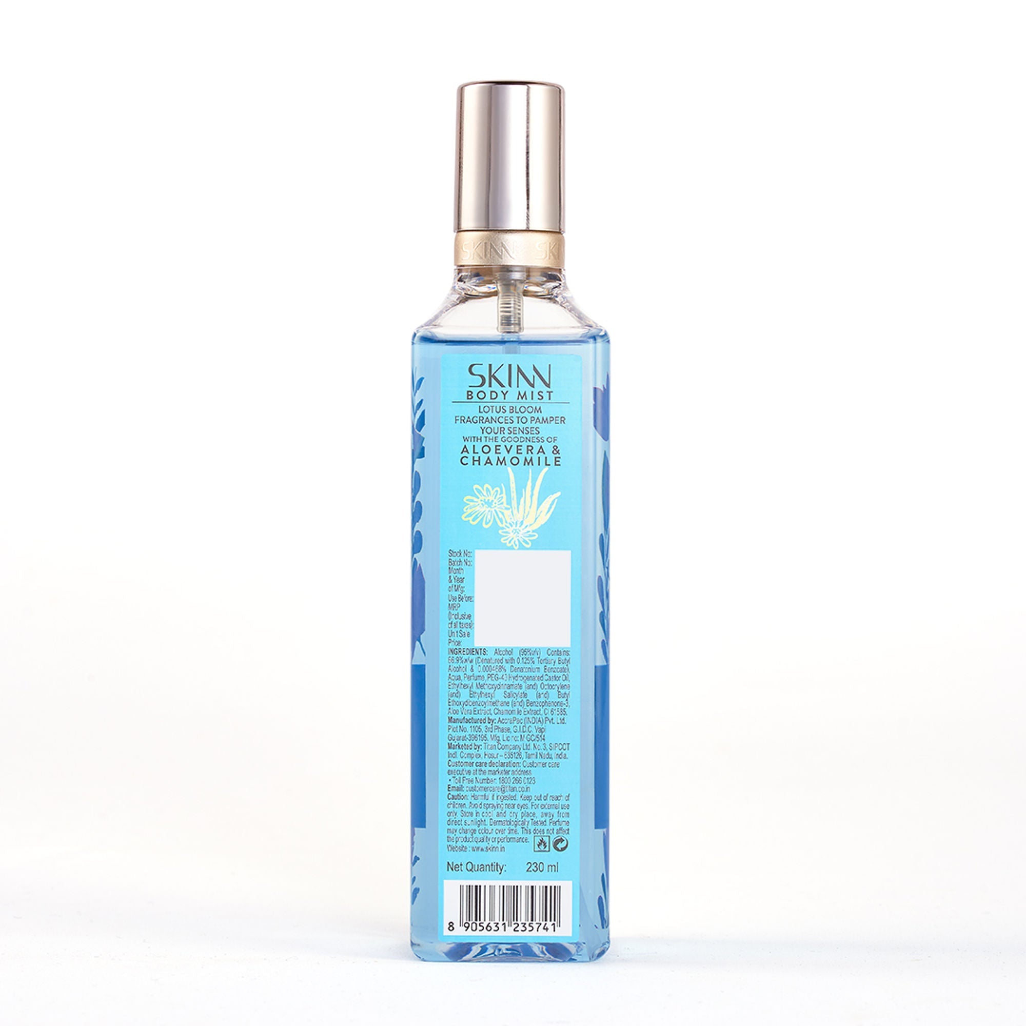 Skinn By Titan Lotus Bloom Body Mist For Her | Grocsy
