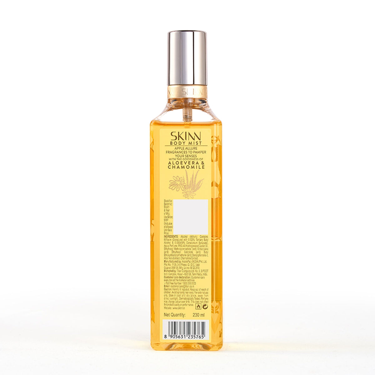 Skinn By Titan Apple Allure Body Mist For Her | Grocsy