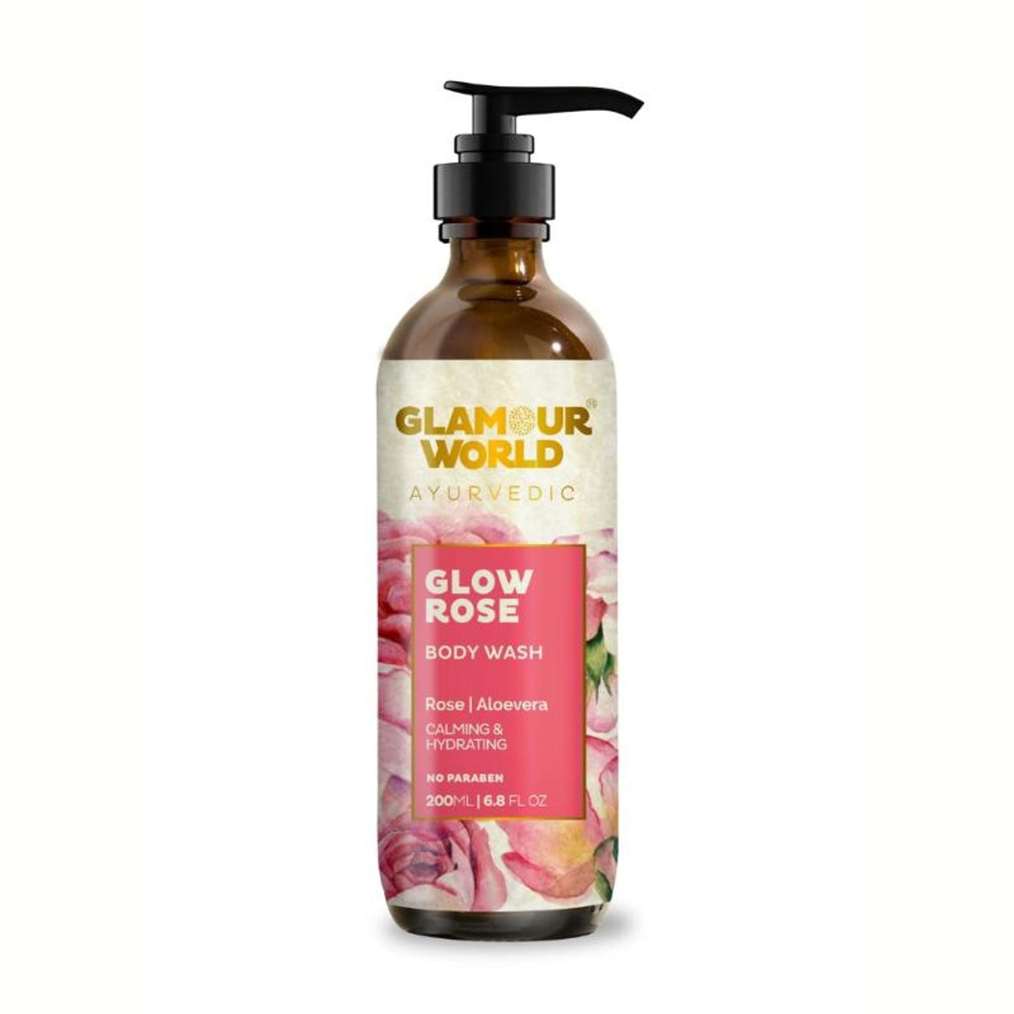 GLAMOUR WORLD AYURVEDIC Glow Rose Body Wash | Grocsy