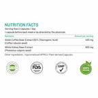 Bliss Welness Green Coffee Bean Extract White Kidney Bean Extract Capsules | Grocsy