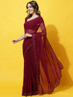 kasee Embellished Sequinned Saree | Grocsy