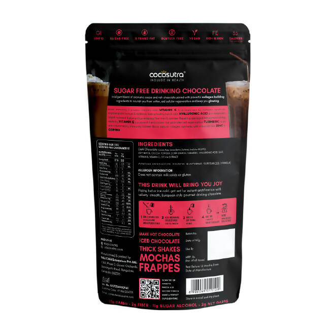 Cocosutra Lite - Glow - Sugar Free Drinking Chocolate Mix | Grocsy