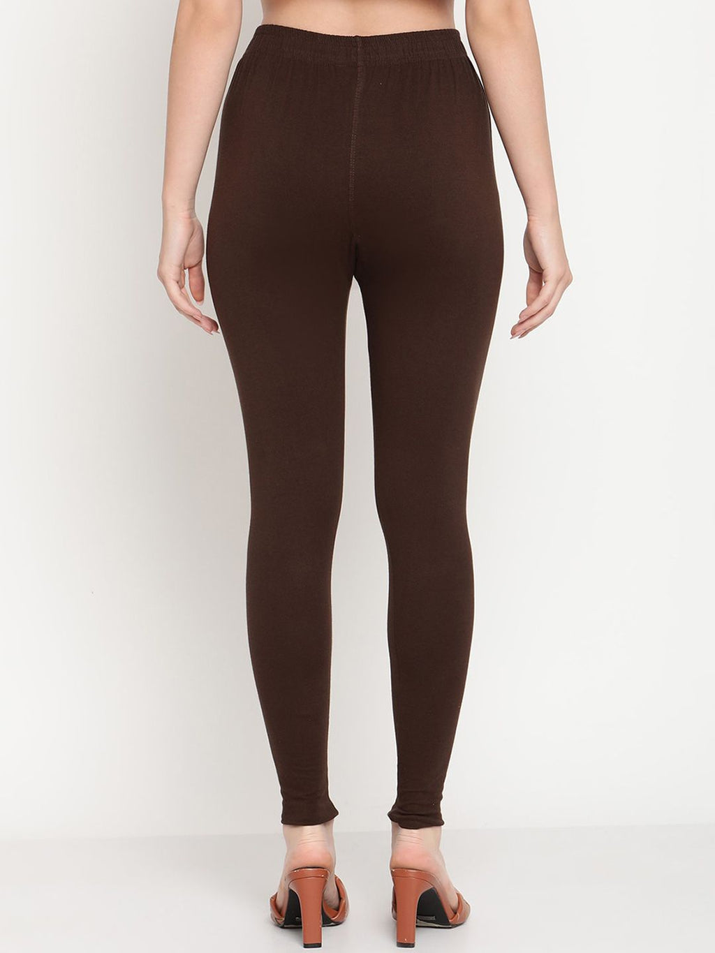 TAG 7 Women Pack Of 2 Solid Comfort-Fit Ankle-Length Leggings | Grocsy