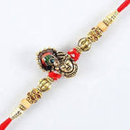 Serene Lord Krishna Rakhi & Kaju Roll Box | Grocsy