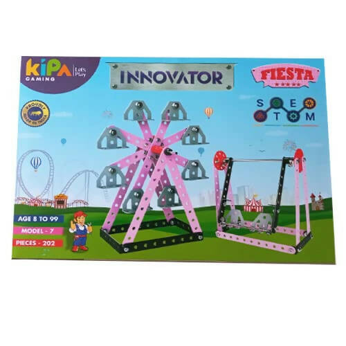Kipa Innovator Fiesta 202 Pcs Model No-7 Kids Special Development Toy | Grocsy