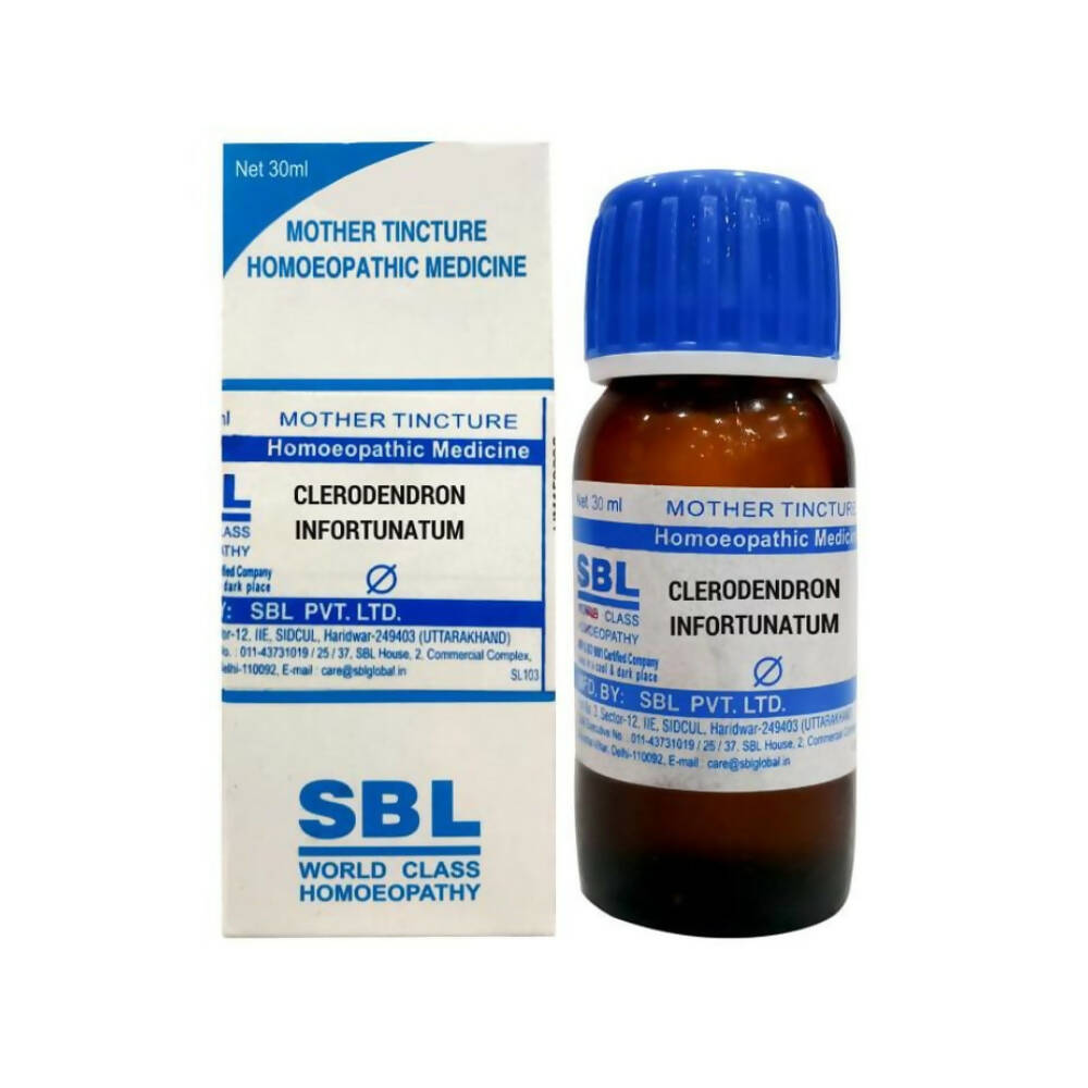 SBL Homeopathy Clerodendron Infortunatum Mother Tincture Q | Grocsy
