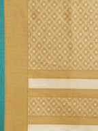 Saree Mall Beige & Blue Printed Saree | Grocsy