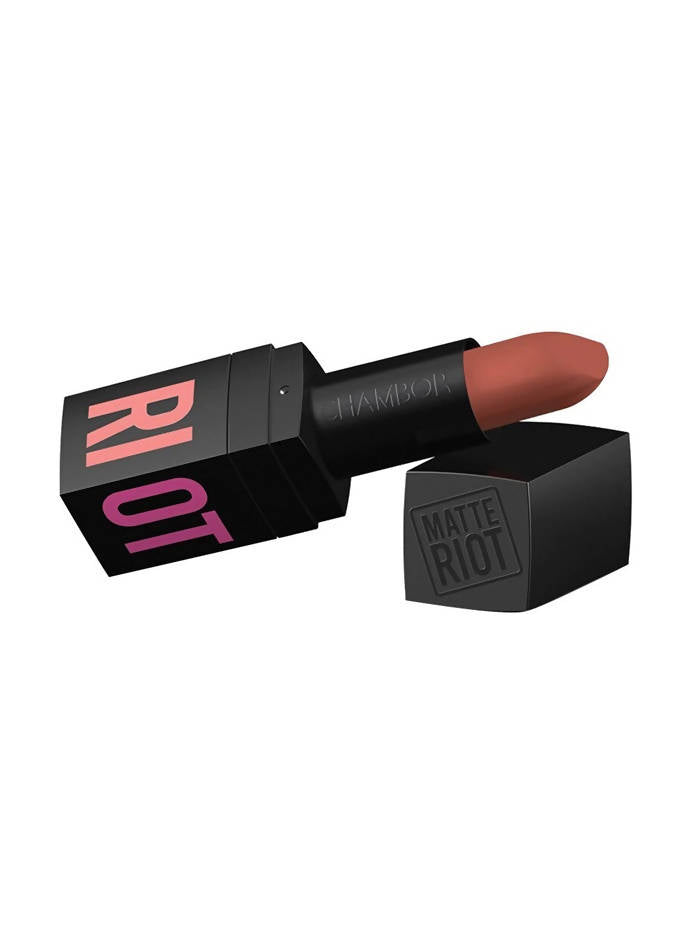 Chambor Brown Matte Riot Lipstick 283 | Grocsy