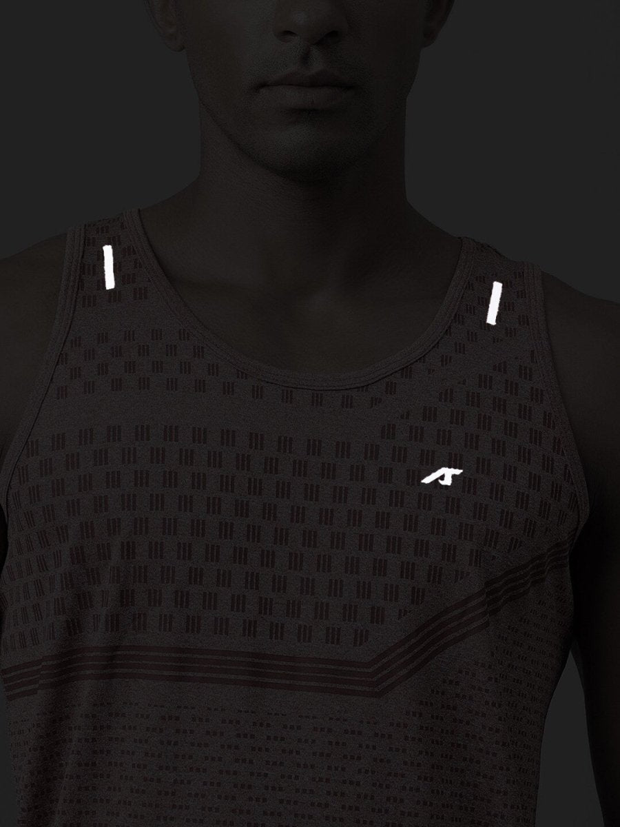 Alcis Heather Dry Tech Anti Static Slim Fit Running T-shirt | Grocsy
