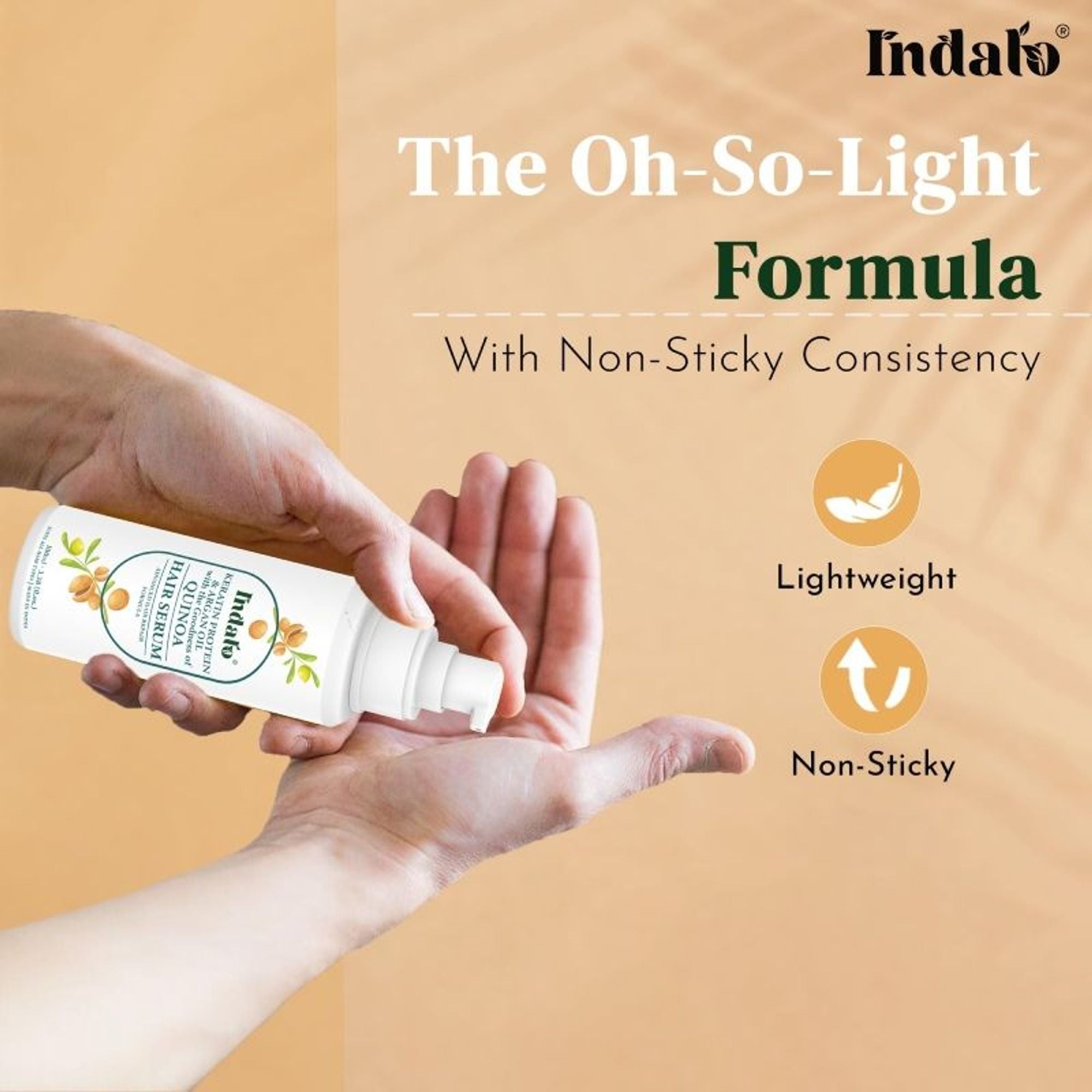 Indalo Keratin Quinoa Protein Hair Serum | Grocsy