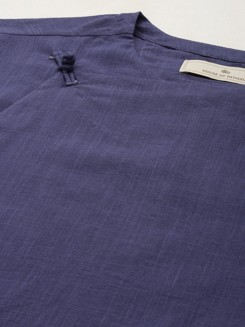 House of Pataudi Rozana Pure Cotton Angrakha Kurta | Grocsy