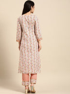 All About You Women Ethnic Motifs Embroidered Gotta Patti Kurta With Trousers | Grocsy