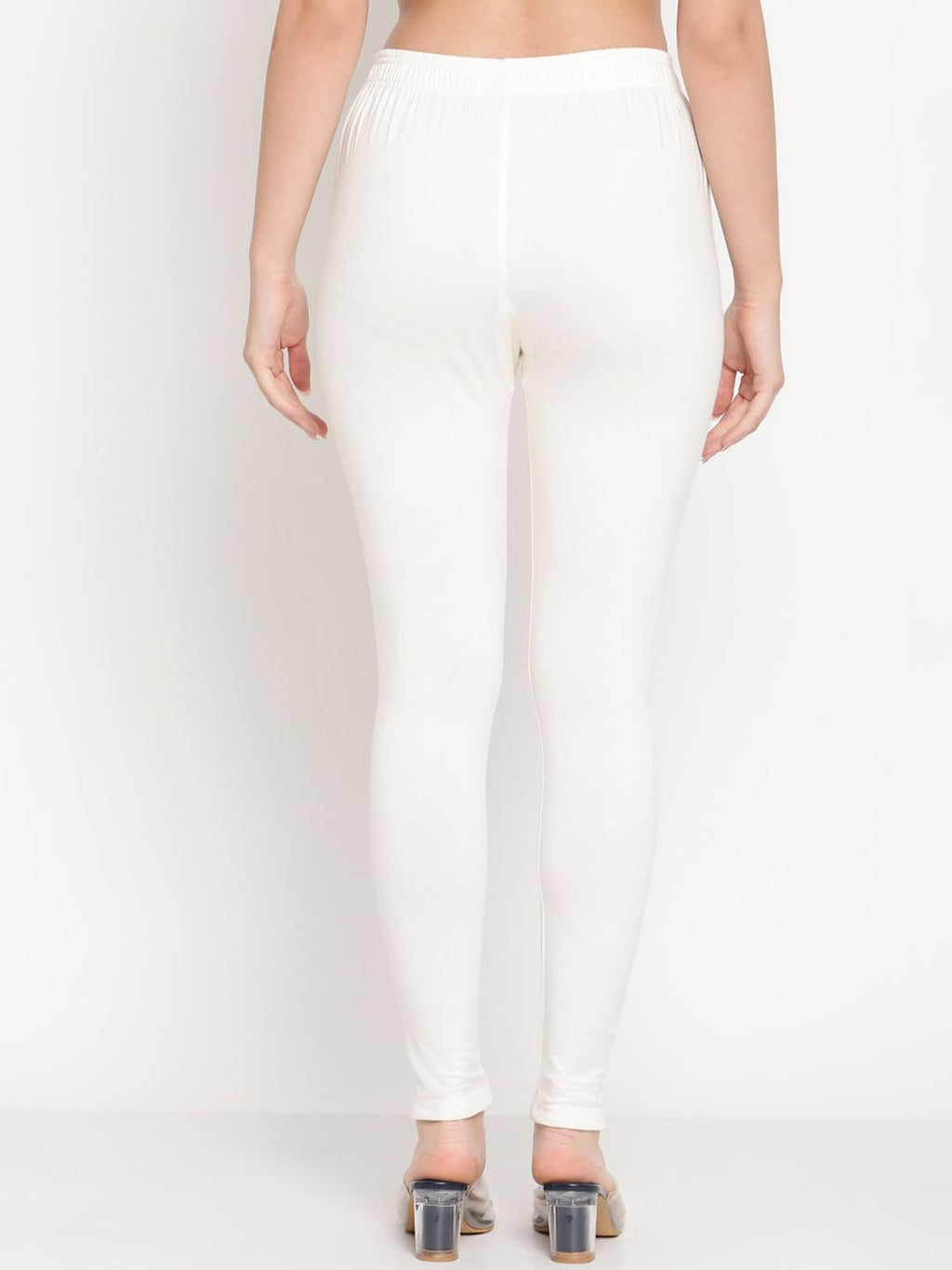 TAG 7 Women Pack Of 2 Solid Ankle-Length Comfort Fit Leggings | Grocsy