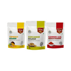 Bhoj Masale Haldi,Dhaniya And Kashmiri Lal Mirch Powder Combo Pack | Grocsy
