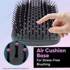 Vega Paddle Hair Brush with Cleaning Comb | Grocsy