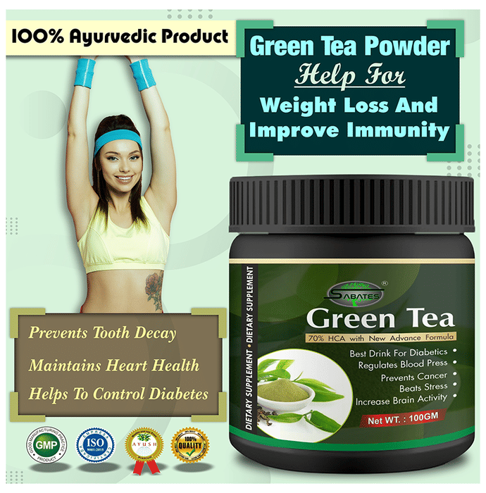 Sabates Green Tea Powder | Grocsy