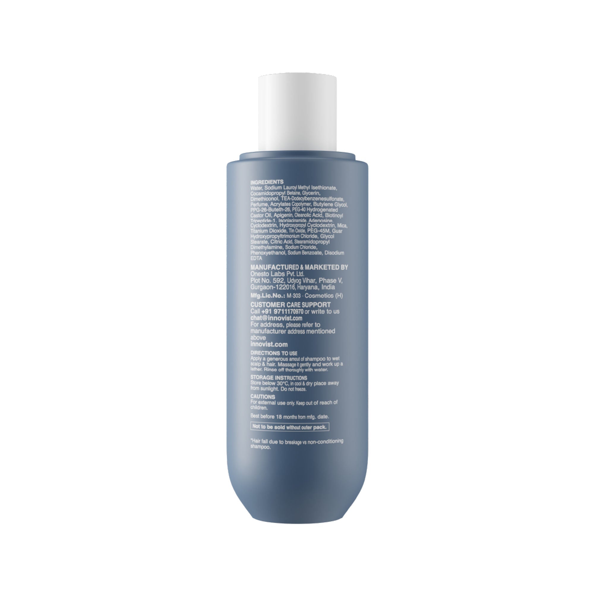 Bare Anatomy Anti-Hair Fall Shampoo 5X Hair Fall Control With Peptides | Grocsy