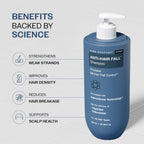 Bare Anatomy Anti-Hair Fall Shampoo 5X Hair Fall Control With Peptides | Grocsy