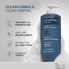 Bare Anatomy Anti-Hair Fall Shampoo 5X Hair Fall Control With Peptides | Grocsy