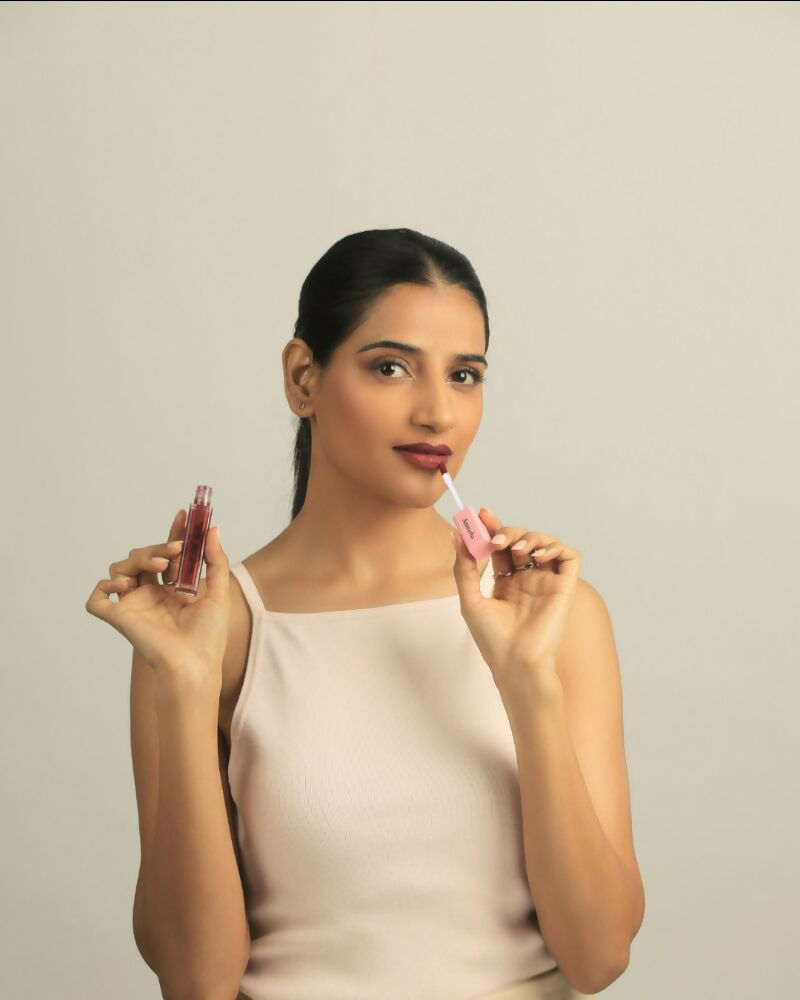 Ammoha Cosmetics Long-Lasting, Matte-Finished Wine Whispers Color Liquid Lipstick | Grocsy
