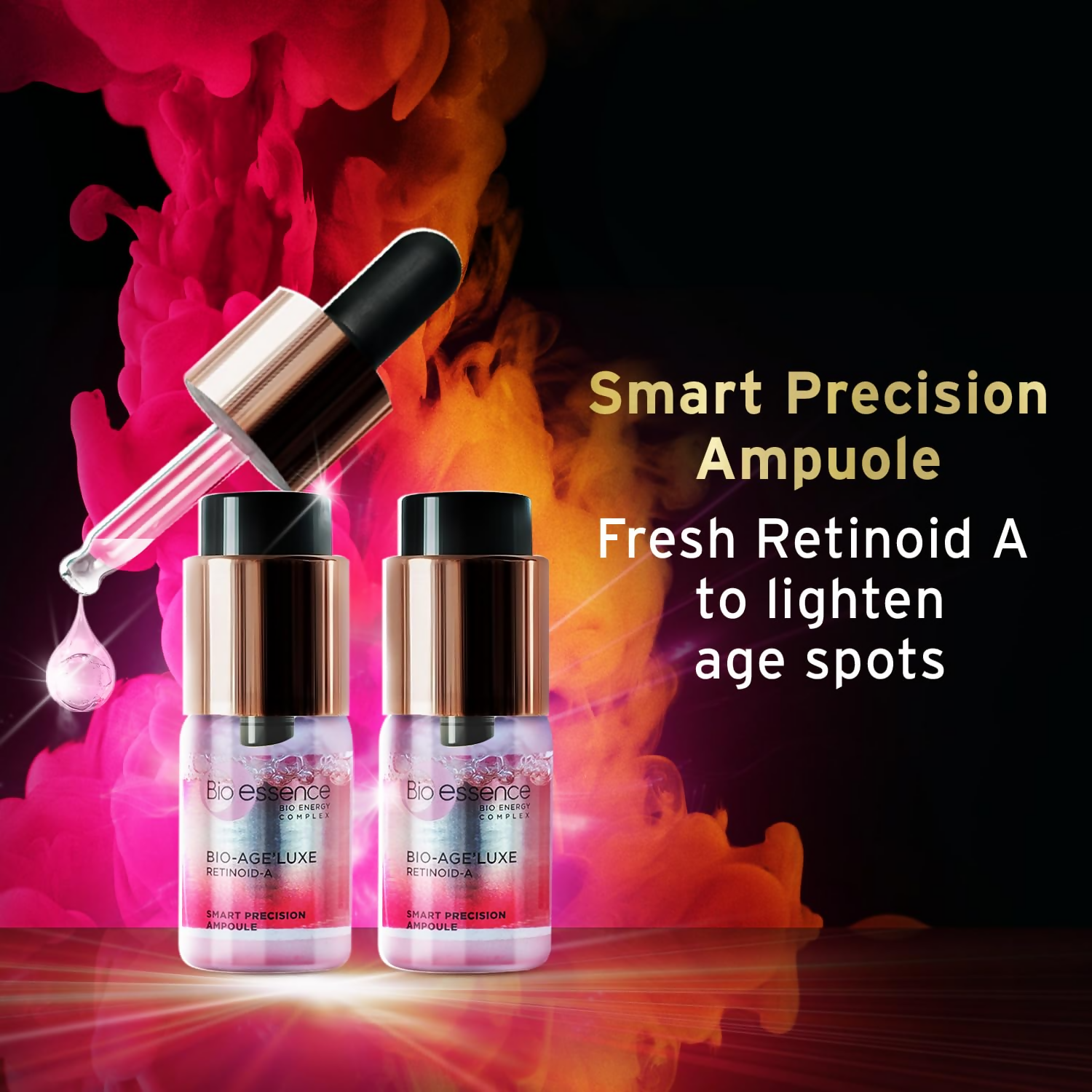 Bio Essence Bio-Age'Luxe Ampoule With Fresh Retinoid A + Face Serum | Grocsy