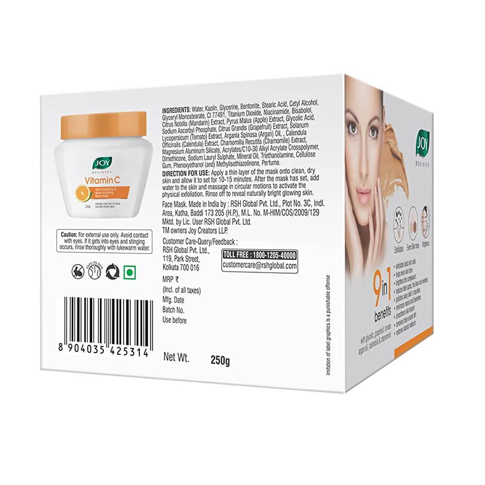 Joy Revivify Vitamin C Spot Clarifying & Glow Boosting Face Mask | Grocsy