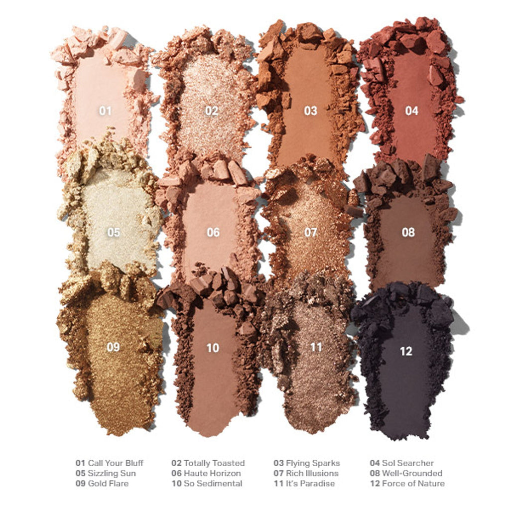 MORPHE Chromaplus 12-Pan Eyeshadow Palette - Flickering Sands | Grocsy