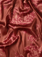 kasee Floral Print Satin Saree | Grocsy