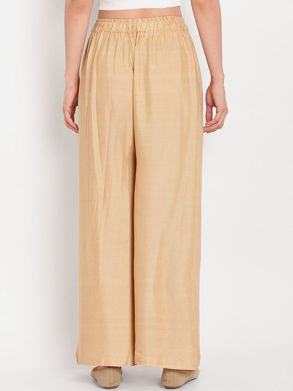 TAG 7 Women Pack Of 2 Solid Straight Palazzos | Grocsy