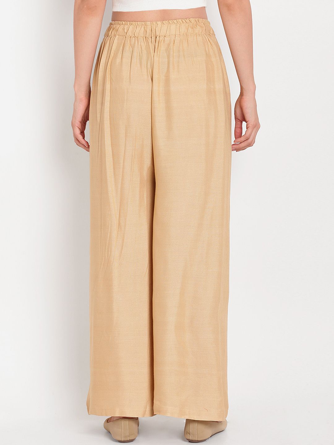 TAG 7 Women Pack Of 2 Solid Straight Palazzos | Grocsy
