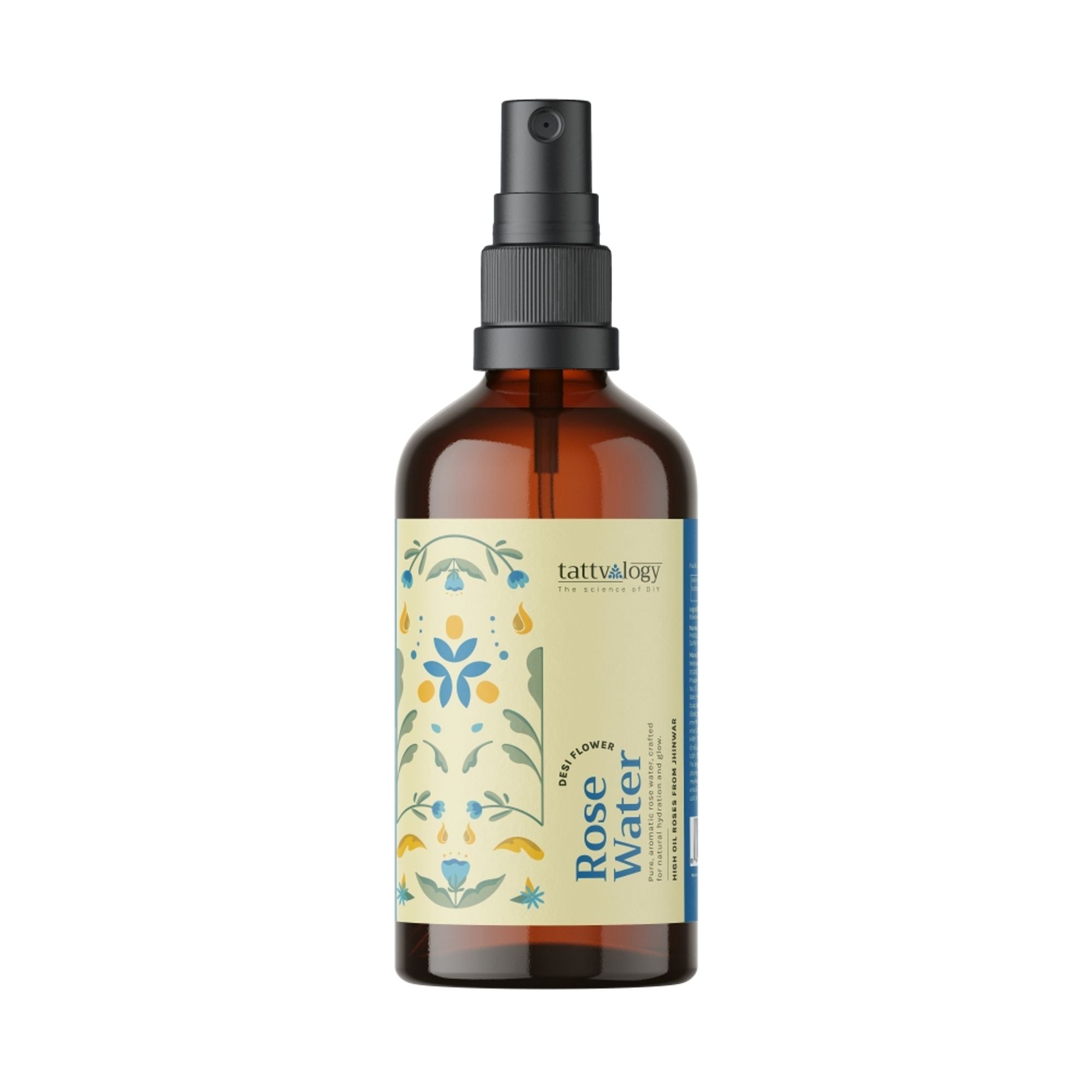 Tattvalogy Gulab Jal Rose Water - Natural Toner, Makeup Primer, Hydrates & Instantly Refreshes Skin | Grocsy